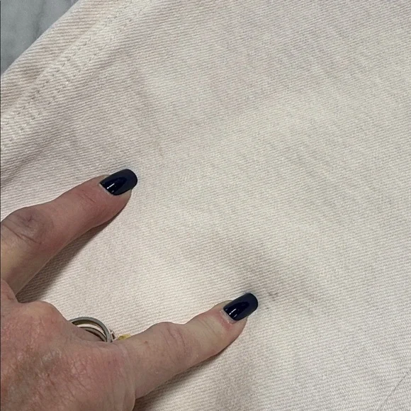 Frank & Eileen Monaghan Cream Cropped High Rise Denim Size 27 - Picture 13 of 13